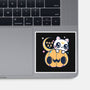 Artemis Halloween Cat-none glossy sticker-maruart