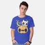 Artemis Halloween Cat-mens basic tee-maruart