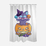Spinel Halloween-none polyester shower curtain-neokawaii