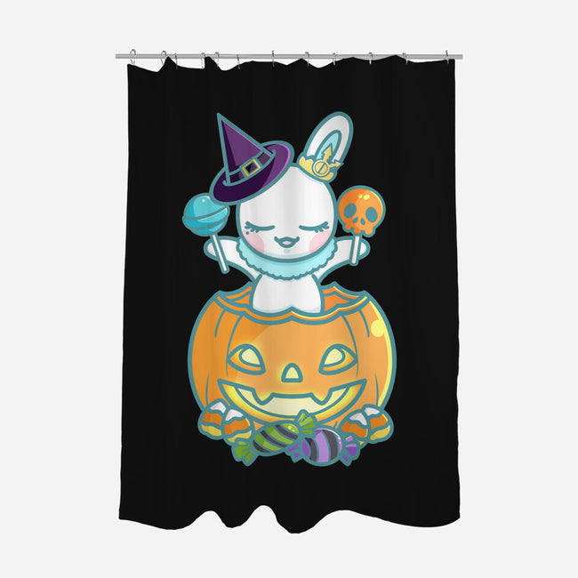 Magical Halloween-none polyester shower curtain-neokawaii