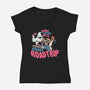 Spooky Roadtrip-womens v-neck tee-momma_gorilla