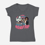 Spooky Roadtrip-womens v-neck tee-momma_gorilla