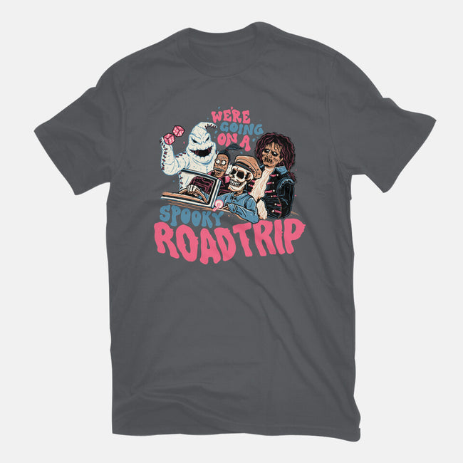 Spooky Roadtrip-womens fitted tee-momma_gorilla