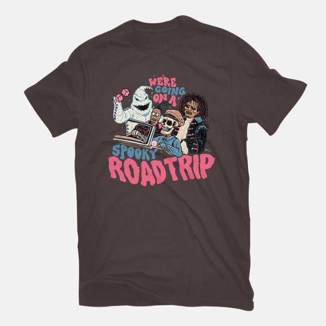 Spooky Roadtrip-womens basic tee-momma_gorilla