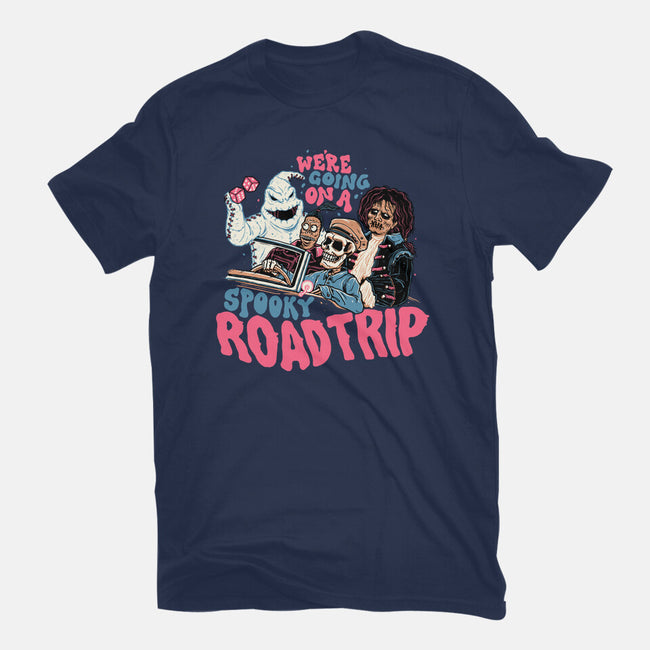 Spooky Roadtrip-womens fitted tee-momma_gorilla