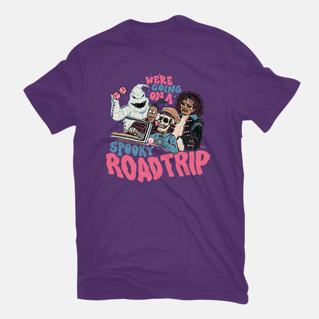 Spooky Roadtrip-womens fitted tee-momma_gorilla