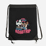Spooky Roadtrip-none drawstring bag-momma_gorilla