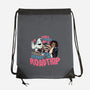 Spooky Roadtrip-none drawstring bag-momma_gorilla