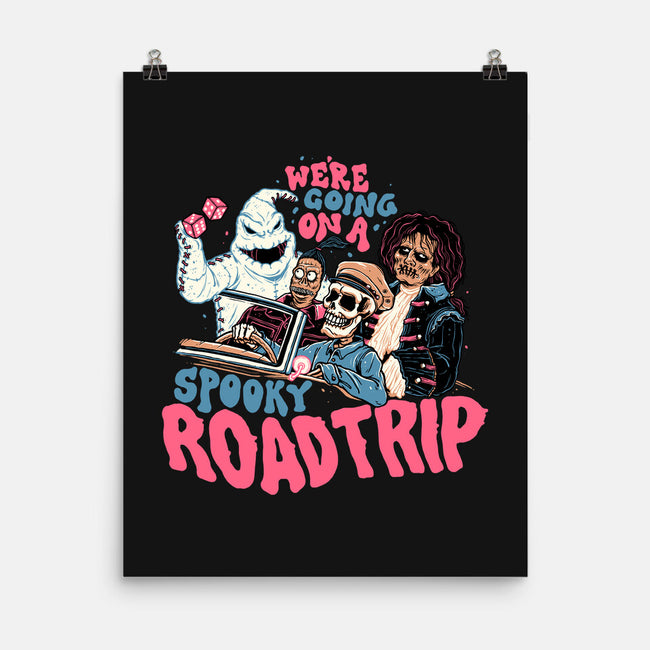 Spooky Roadtrip-none matte poster-momma_gorilla