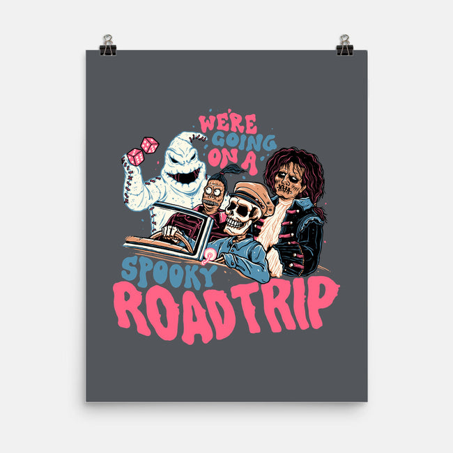 Spooky Roadtrip-none matte poster-momma_gorilla