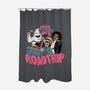 Spooky Roadtrip-none polyester shower curtain-momma_gorilla