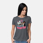 Spooky Roadtrip-womens basic tee-momma_gorilla