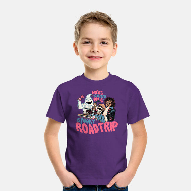 Spooky Roadtrip-youth basic tee-momma_gorilla