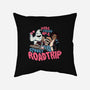 Spooky Roadtrip-none removable cover w insert throw pillow-momma_gorilla