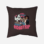 Spooky Roadtrip-none removable cover w insert throw pillow-momma_gorilla