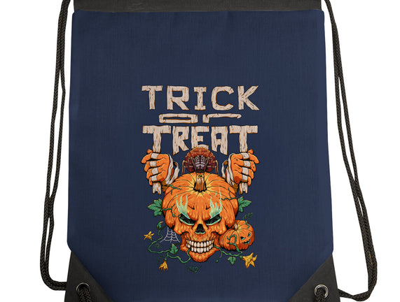 Trick or Treat Pumpkin Skull