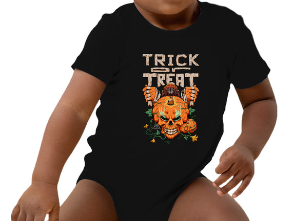 Trick or Treat Pumpkin Skull