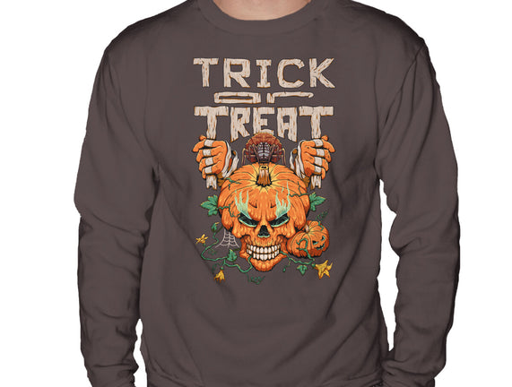 Trick or Treat Pumpkin Skull