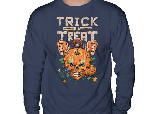 Trick or Treat Pumpkin Skull