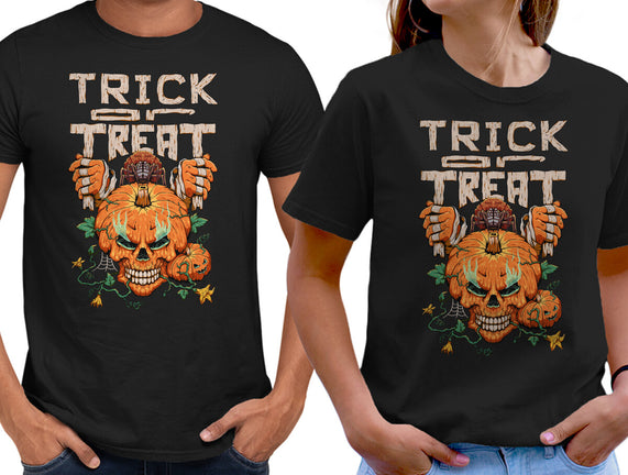 Trick or Treat Pumpkin Skull