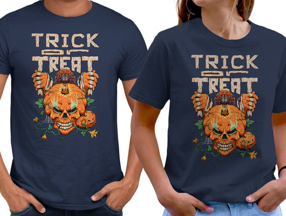 Trick or Treat Pumpkin Skull