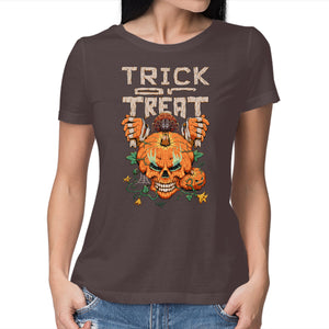 Trick or Treat Pumpkin Skull