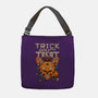Trick or Treat Pumpkin Skull-none adjustable tote bag-wahyuzi