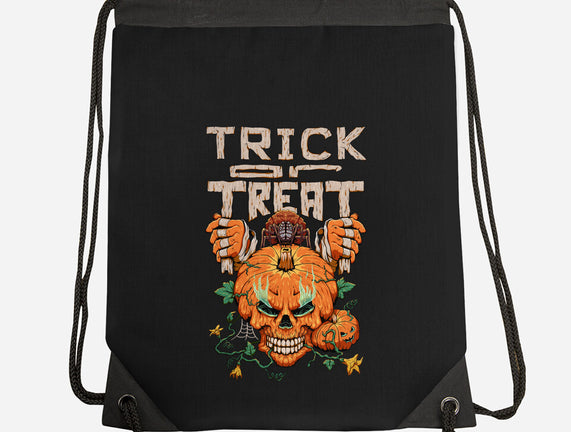 Trick or Treat Pumpkin Skull