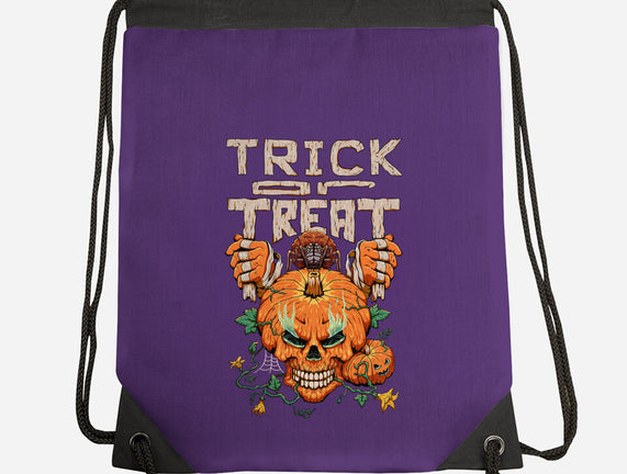 Trick or Treat Pumpkin Skull