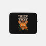 Trick or Treat Pumpkin Skull-none zippered laptop sleeve-wahyuzi
