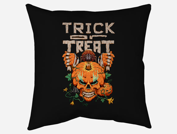 Trick or Treat Pumpkin Skull