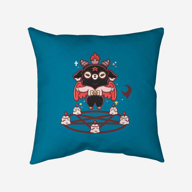 Cult Of The Baph-none removable cover throw pillow-maruart
