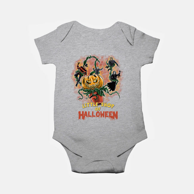 Little Shop Of Halloween-baby basic onesie-zascanauta