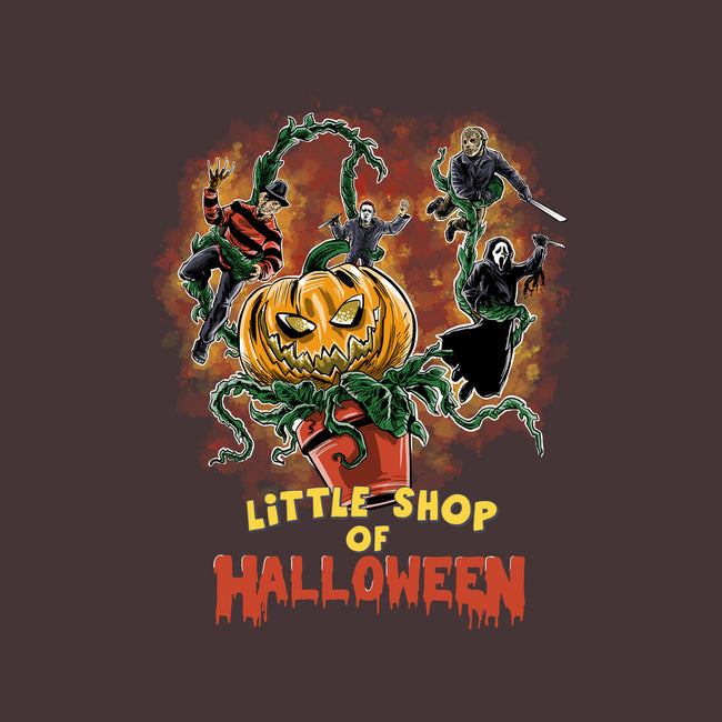 Little Shop Of Halloween-none removable cover throw pillow-zascanauta
