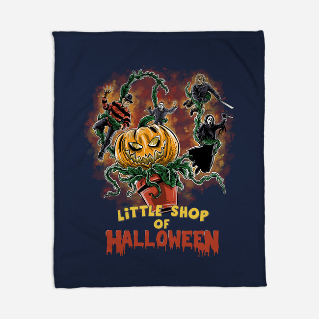 Little Shop Of Halloween-none fleece blanket-zascanauta