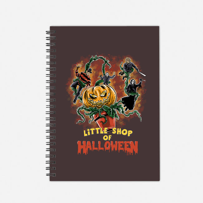 Little Shop Of Halloween-none dot grid notebook-zascanauta