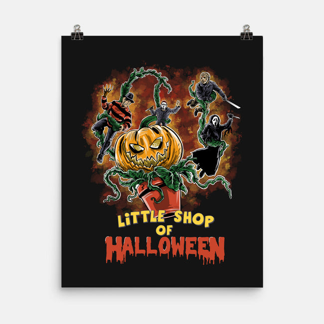 Little Shop Of Halloween-none matte poster-zascanauta