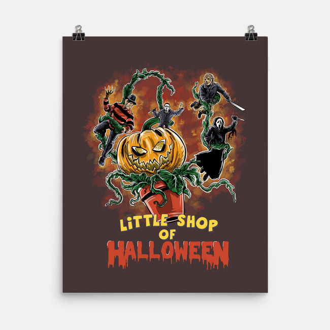 Little Shop Of Halloween-none matte poster-zascanauta