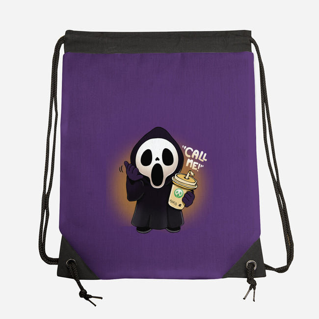 Call Me!-none drawstring bag-Vallina84