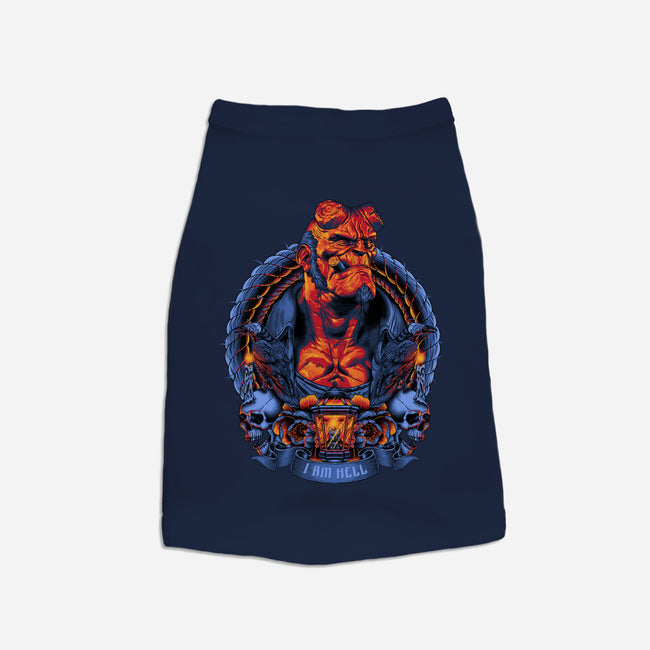 I Am Hell-dog basic pet tank-Badbone Collections