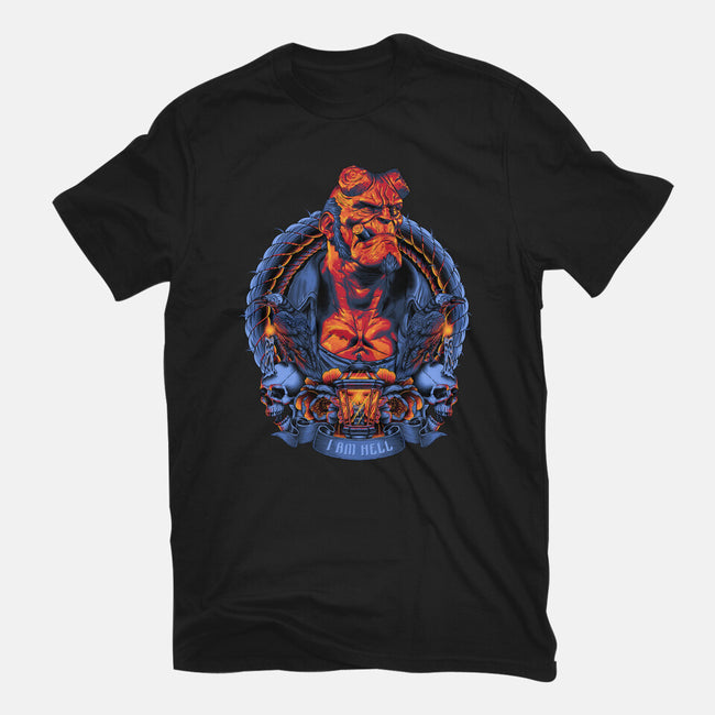 I Am Hell-unisex basic tee-Badbone Collections