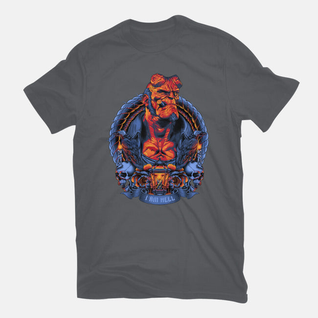 I Am Hell-unisex basic tee-Badbone Collections