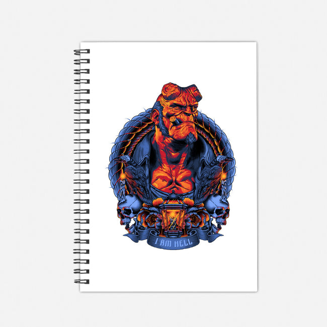 I Am Hell-none dot grid notebook-Badbone Collections