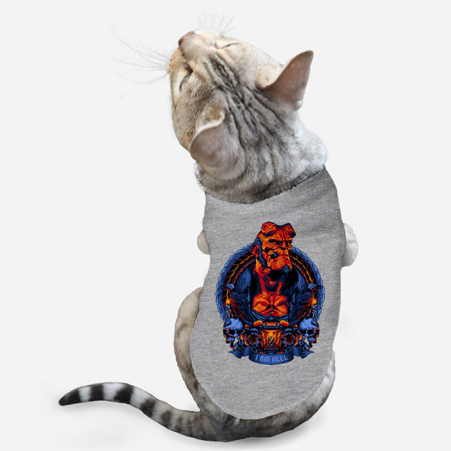 I Am Hell-cat basic pet tank-Badbone Collections