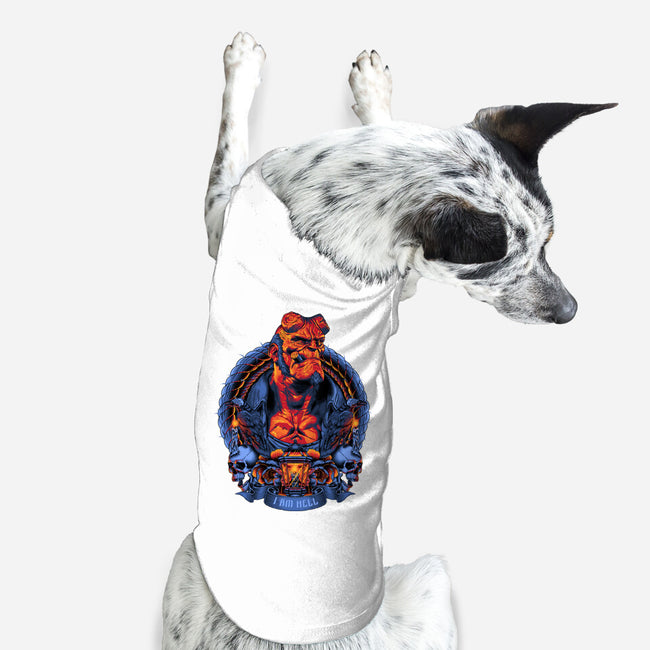 I Am Hell-dog basic pet tank-Badbone Collections