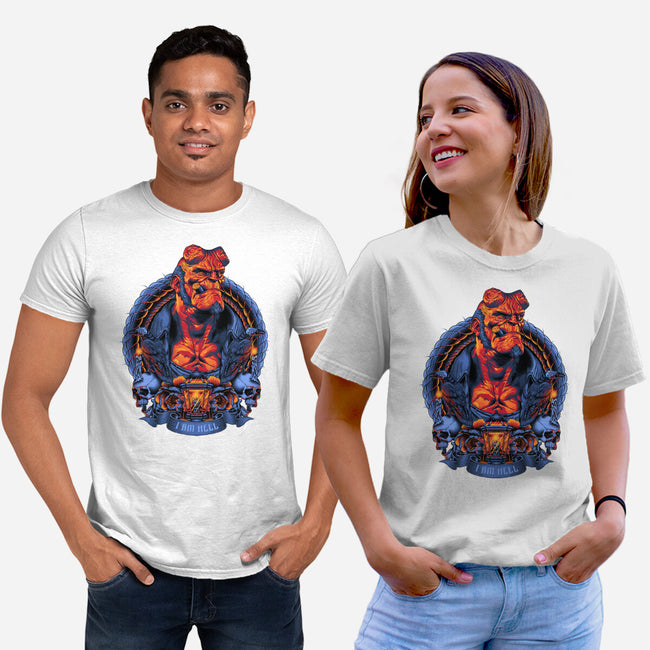 I Am Hell-unisex basic tee-Badbone Collections