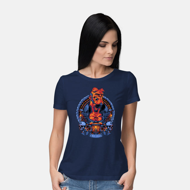 I Am Hell-womens basic tee-Badbone Collections