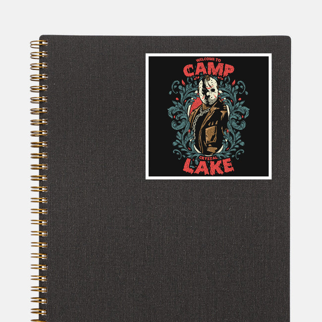 Welcome To Camp Crystal Lake-none glossy sticker-turborat14