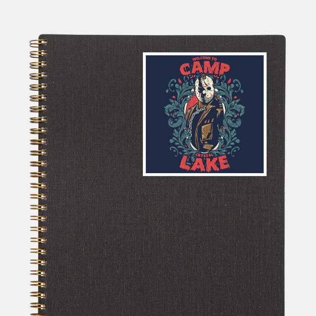 Welcome To Camp Crystal Lake-none glossy sticker-turborat14