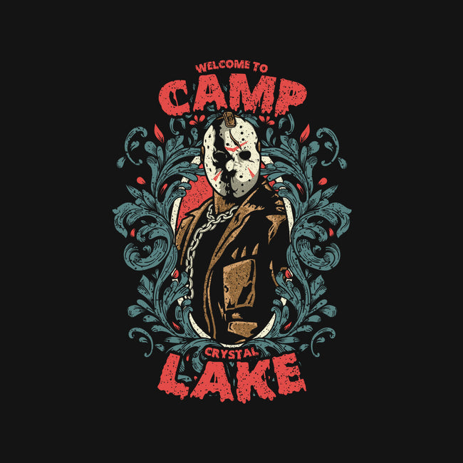 Welcome To Camp Crystal Lake-womens off shoulder tee-turborat14